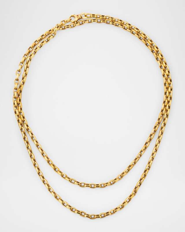 18K Yellow Gold Chain Necklace